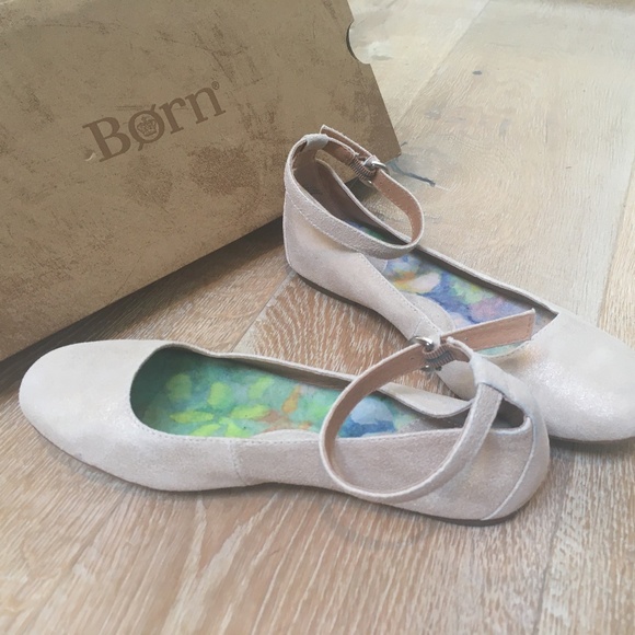 light pink/gold ballet flats - Picture 3 of 4